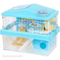 Chuồng cho chuột Hamster IRIS 2-Tier Hamster Cage with Wheel, Blue