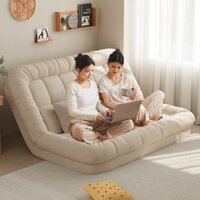 Chuồng Chó Con Người Có Thể Nằm Ngủ Phòng Ngủ Giường Sofa Gấp Ban Công Đôi Tatami Ghế Tựa Thư Giãn Sofa Lười