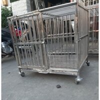 Chuồng chó inox 60*60*55 SHIP HỎA TỐC TPHCM