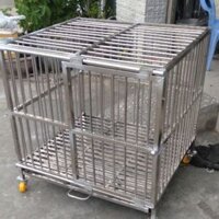 Chuồng chó inox 70*80*80 SHIP HỎA TỐC TPHCM