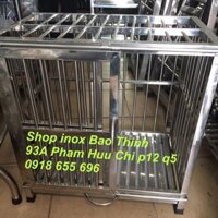 Chuồng chó inox ( D60 x R40 x C60)cm