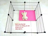 CHUỒNG CHÓ MÈO LẮP GHÉP ĐA NĂNG - COMBO 8 LƯỚI SẮT 35cmX35cm- CHUỒNG QUÂY THÚ CƯNG - MẪU CHUỒNG CHÓ ĐẸP- NHÀ CHO CÚN CƯNG - CHUỒNG NUÔI CHÓ CẢNH