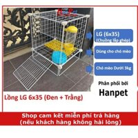 Chuồng chó mèo lắp ghép LG6x35 lồng chó mèo nhỏ dưới 3kg