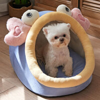 Chuồng chó và chuồng mèo cho tất cả các mùa, loại nhà có thể tháo rời và giặt được cho chó nhỏ, giư