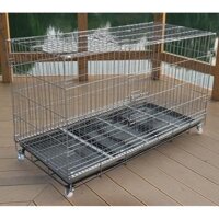 Chuồng chó,mèo size đại sơn tĩnh điện không rỉ khổ lớn