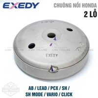 CHUÔNG CÔN EXEDY AB125/150/SH/PCX/LEAD 2020 2 lỗ HÀNG KHÔNG HỘP, chuông nồi 2 lỗ hàng chính hãng EXEDY cho xe đời mới