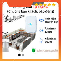 Chuông Cửa Cảm Biến Chuyển Động Hồng Ngoại Home Utilities Chuông Báo Khách Báo Động Chống Trộm 60 Kiểu Nhạc