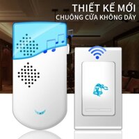 Chuông cửa chống nước không dây, Chuông cửa thông minh có điều khiển từ xa không dây 100M