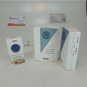 Chuông cửa đôi dùng pin VoYe V001A2