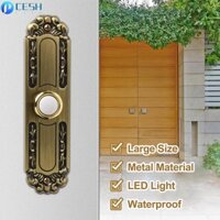 Chuông cửa hạng nặng Chất liệu kim loại rắn Chịu nhiệt độ Chuông cửa có dây