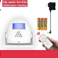 chuông cửa hồng ngoại có điều khiển dây sạc 3m