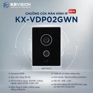Chuông cửa IP wifi Kbvision KX-VDP02GWN