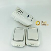 Chuông cửa không dây 2 nút nhấn 1 chuông báo Kawasan DB667-D66B
