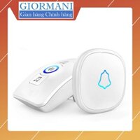 Chuông cửa không dây ADG-X2 (1 nút bấm ngoài cửa cảm ứng chống nước + 1 chuông cắm ổ điện trong nhà) - GIORMANI