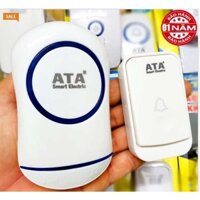 Chuông cửa không dây ATA AT-988 (1 bộ gồm 1 nút nhấn + 1 chuông). Hàng chính hãng BH 12 tháng.