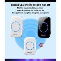 Chuông cửa không dây CACAZI chống nước thông minh - Skylife