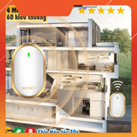 Chuông Cửa Không Dây Chống Nước 60 Kiểu Chuông Truyền Xa 300m (Tặng Thêm 1 Pin 12V)