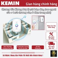 Chuông cửa không dây có LED (1 nút bấm treo ngoài cửa + 1 nút chuông cắm ổ điện trong nhà) ADG-X1 - Nhà cung cấp KEMIN
