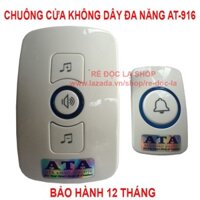 Chuông Cửa Không Dây Đa Năng ATA AT-916