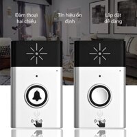 Chuông Cửa Không Dây Đàm Thoại 2 Chiều Intercom Doorbell H6