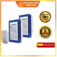 Chuông Cửa Không Dây DB660/ chuông cửa báo khách không dây (1 Nút Bấm 2 Chuông) - Kawasan