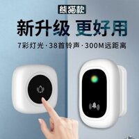 Chuông cửa không dây không đục lỗ Điều khiển từ xa điện tử Chuông cửa thông minh có độ bền lâu Ngôi nhà âm lượng lớn20241229