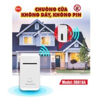 Chuông Cửa Không Dây Không Pin Model: DB818A