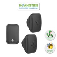 Chuông cửa không dây không pin 1 nút bấm 2 loa chuông QX02