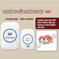 Chuông cửa không dây LW - Chuông cửa cao cấp - Chuông cửa báo khách nút bấm