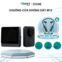 Chuông cửa không dây M12 đàm thoại 2 chiều dễ dàng xử dụng k cần kết nối apps Ami official