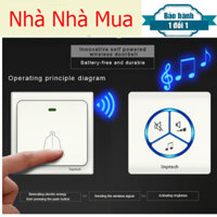 CHUÔNG CỬA KHÔNG DÂY THÔNG MINH LINPTECH LINBELL G1 - Không cần dùng pin Cao Cấp