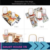 Chuông cửa không dây thông minh thế hệ mới báo khách khoảng cách 300m | Smart House | Mã- GD140