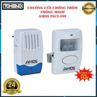 ⊙❒❀chuông cửa không dây thông minh , báo khách AMOS F623-109 cảm biến ứng hồng ngoại chống chộm tomeno