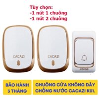 Chuông cửa không dây cacazi-k01 K02 K03  36 kiều chuông khoảng cách 300m 1 chuông và hai chuông