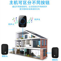 Chuông cửa không dùng pin tự cấp nguồn, sử dụng hai chiều tại nhà, chuông cửa thông minh chống nước không dây, không cần pin.