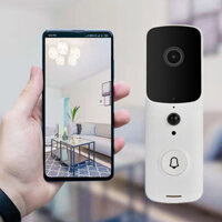 Chuông Cửa Toàn Cảnh Camera Không Dây Nhà Dingdong wifi Điện Thoại Di Động Camera Từ Xa Nhìn Ban Đêm Chuông Cửa Siêu Rõ