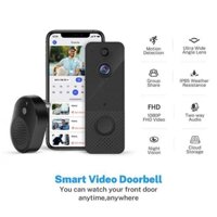 Chuông cửa Video WiFi T8 Camera an ninh liên lạc không dây IP 720P Chuông cửa thông minh Tầm nhìn ban đêm Căn hộ tại nhà Kính ngắm ngoài trời