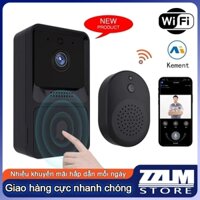 Chuông cửa wifi thông minh, giám sát từ xa tầm nhìn ban đêm HD, chuông cửa giám sát