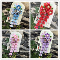 Chuông, đạo cụ chụp ảnh, kẹp bên hông kimono phối bên trong tua rua, Áo choàng tắm thần thánh kiểu Nhật cho nữ nơ bướm, phụ kiện tóc