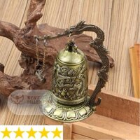 Chuông để bàn phong thuỷ Rồng Hoá Càn Khôn Đại Cát Đại Lộc
