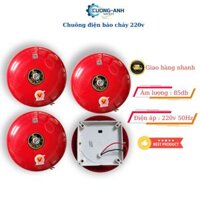 Chuông điện 220v tiến thành 6inch, Chuông cảnh báo sử dụng trong giá dình trường học,công xưởng, Chuông báo cháy