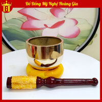 Chuông đồng vàng bóng, chuông tụng kinh gia trì hàng Việt Nam truyền thống