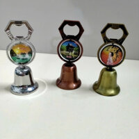 Chuông Đúc Đồng Kết Hợp Khui Bia Mở Hộp Hình Ảnh Hà Nội,Hạ Long,Cô Gái Áo Dài Việt Nam - Quà Tặng Lưu Niệm Việt Nam