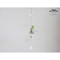 Chuông gió lồng chim sắt Vintage NHỎ TAN