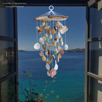 Chuông Gió Trái Tim Làm Từ Vỏ Ốc Biển