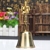 Chuông Lắc Cầm Tay Bằng Đồng Đường Loại Cao Cấp Kính 8cm