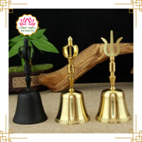 Chuông Lắc Cầm Tay Bằng Đồng Vàng An Phước
