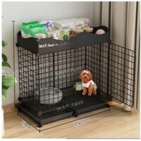 Chuồng lồng quây chó mèo ( đã tặng kèm chốt gắn, búa gỗ,) lắp ghép giá rẻ
