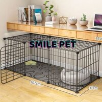 CHUỒNG LƯỚI THÉP SƠN TĨNH ĐIỆN LẮP GHÉP CHUỒNG CHÓ MÈO THÚ CƯNG ĐA NĂNG