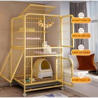 Chuồng Mèo Lớn 2-5 Tầng chuồng mèo Lồng Cho Chó Mèo Quá Khổ Tiện Lợi chuồng chó 5-Layer sturdy cat cage height 181CM